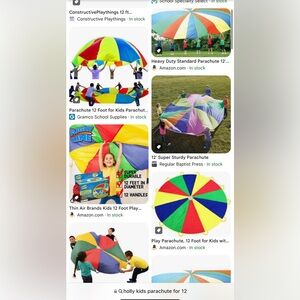 Parachute for kids